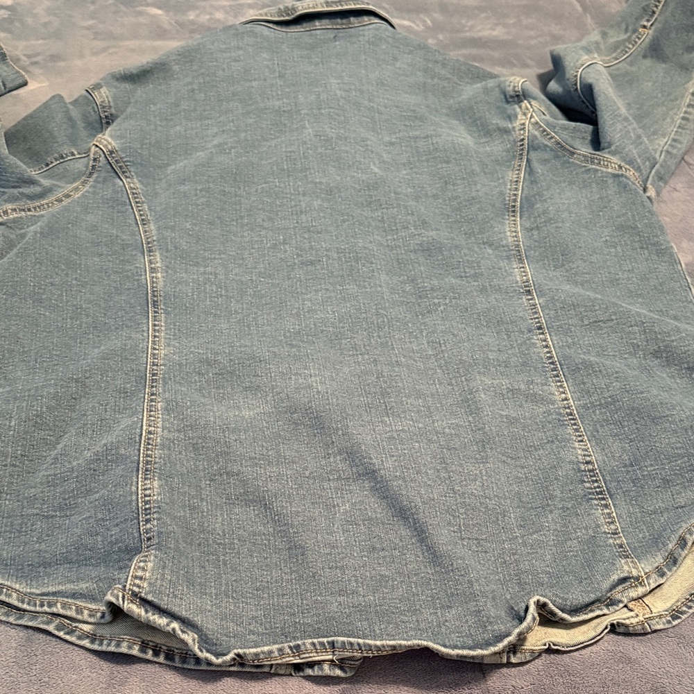 Woman’s Blue Denim Jacket - Picture 8 of 11